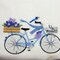 Seasonal Bicycle Pillow covers, Embroidered bicycle pillow, Winter pillows product 3